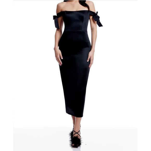 Dress the Population Veronica Black Dress Size 2 - Picture 1 of 8